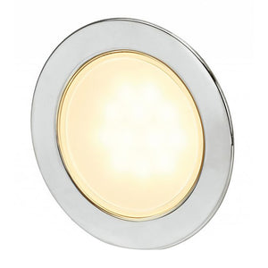 Hella Marine Round Warm White EuroLED 95 Gen 2 LED Down Light - Stainless Steel Rim