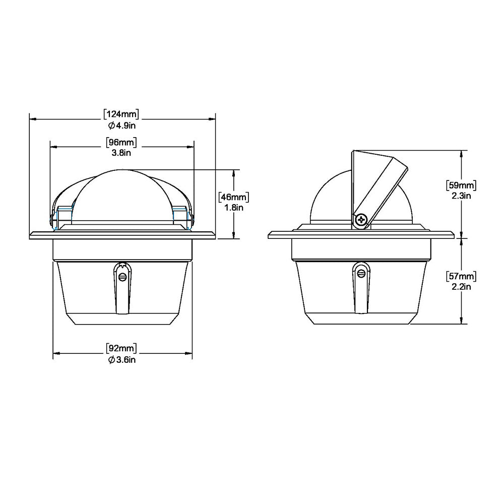 Ritchie F-50W Explorer Compass - Flush Mount - White [F-50W] - The Smith Lake Clique