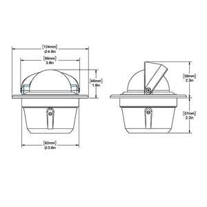 Ritchie F-50W Explorer Compass - Flush Mount - White [F-50W] - The Smith Lake Clique