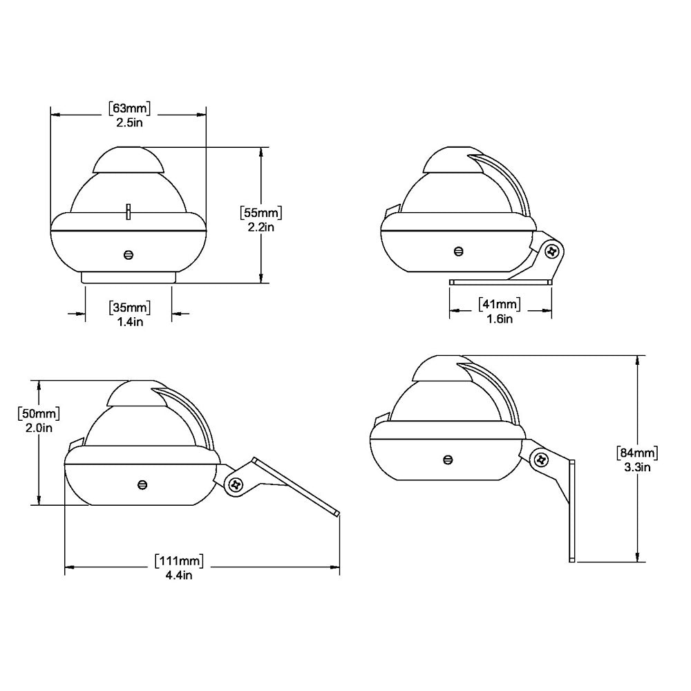 Ritchie X-10-A RitchieSport Automotive Compass - Bracket Mount - Gray [X-10-A] - The Smith Lake Clique