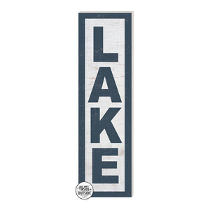 35x10 Lake Whitewash Indoor Outdoor Sign