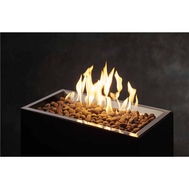 The Outdoor Greatroom 12"x 24" Crystal Fire Plus SS Gas Burner