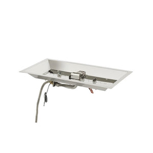 The Outdoor Greatroom 12"x 24" Crystal Fire Plus SS Gas Burner