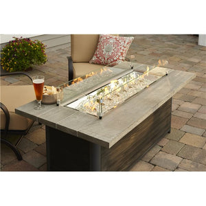 THE OUTDOOR GREATROOM CO. Cedar Ridge Linear Fire Table