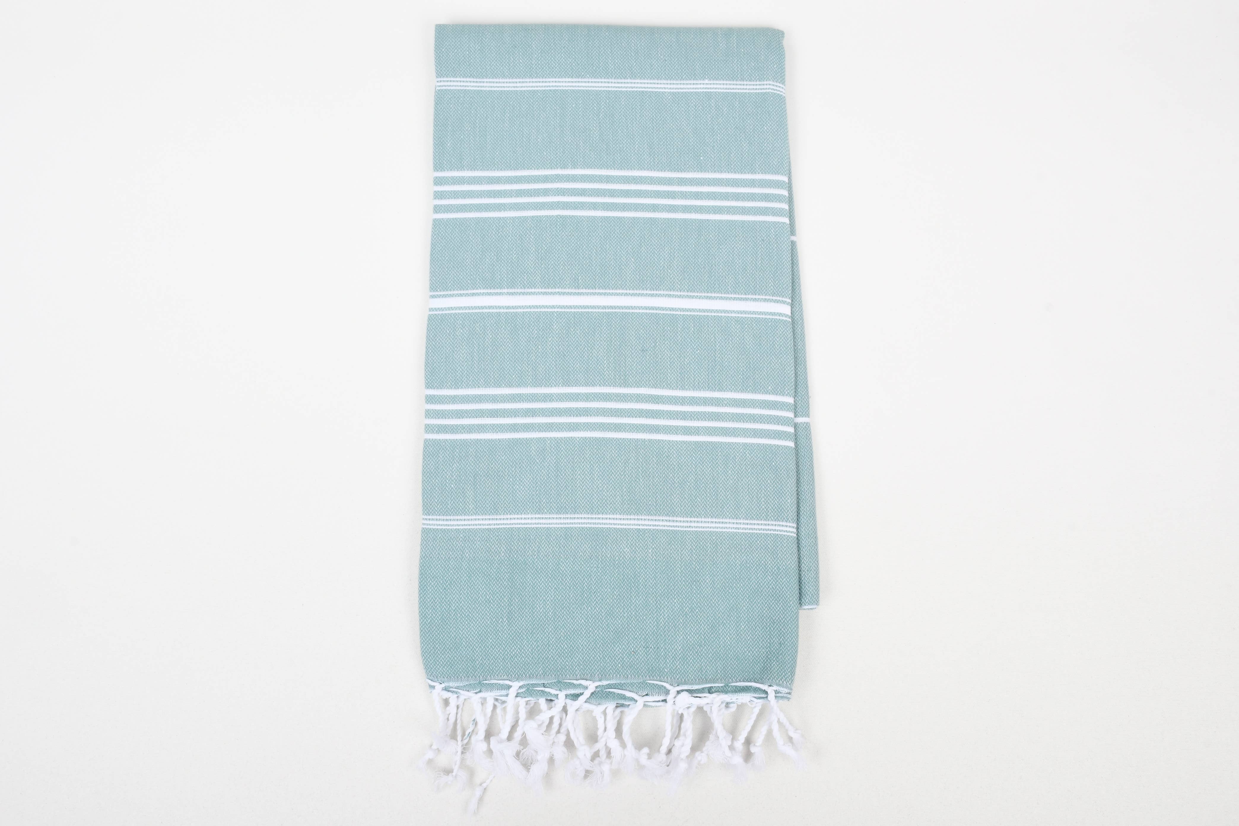 Handwoven Turkish Cotton Towel – Personalized Beach Towel