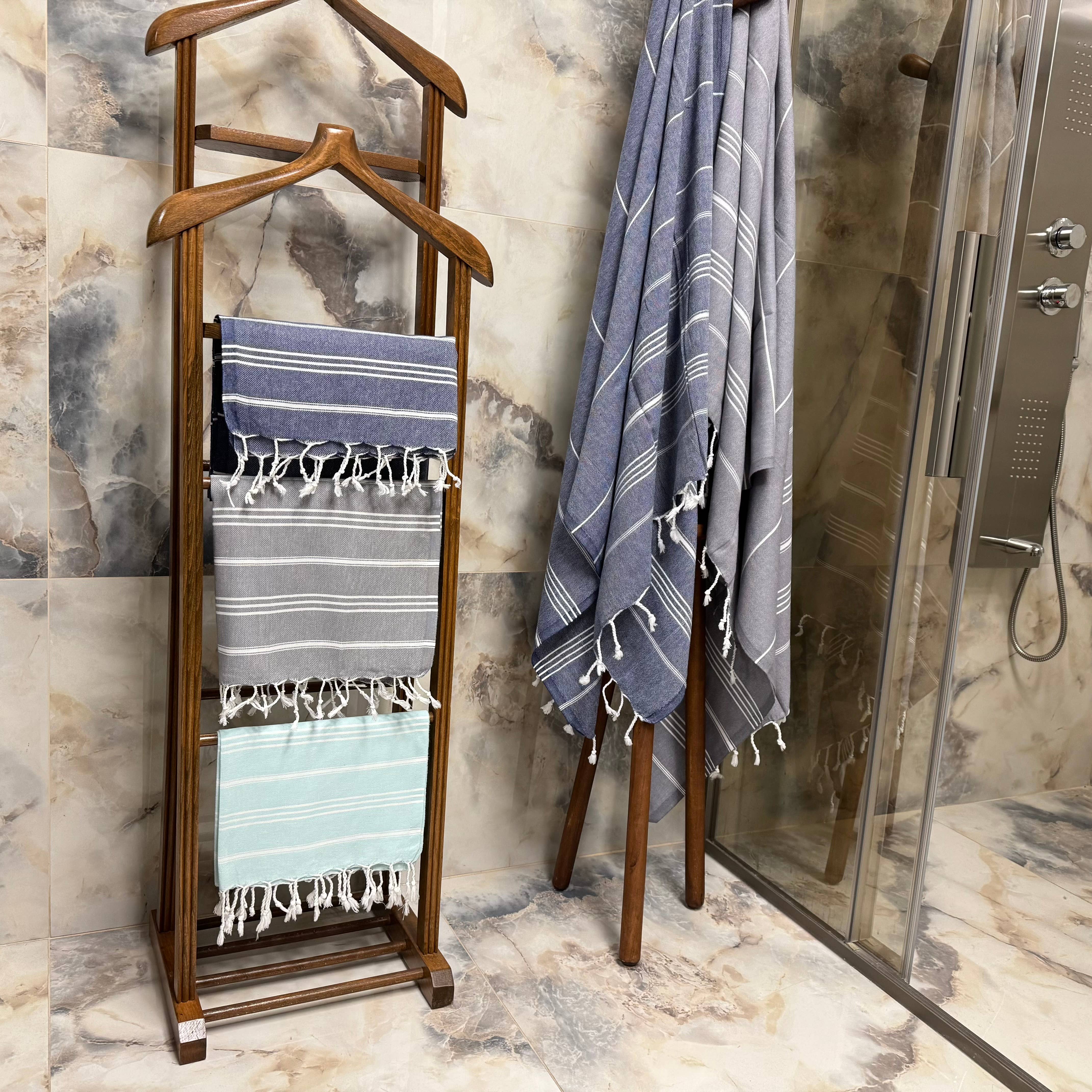 Handwoven Turkish Cotton Towel – Personalized Beach Towel