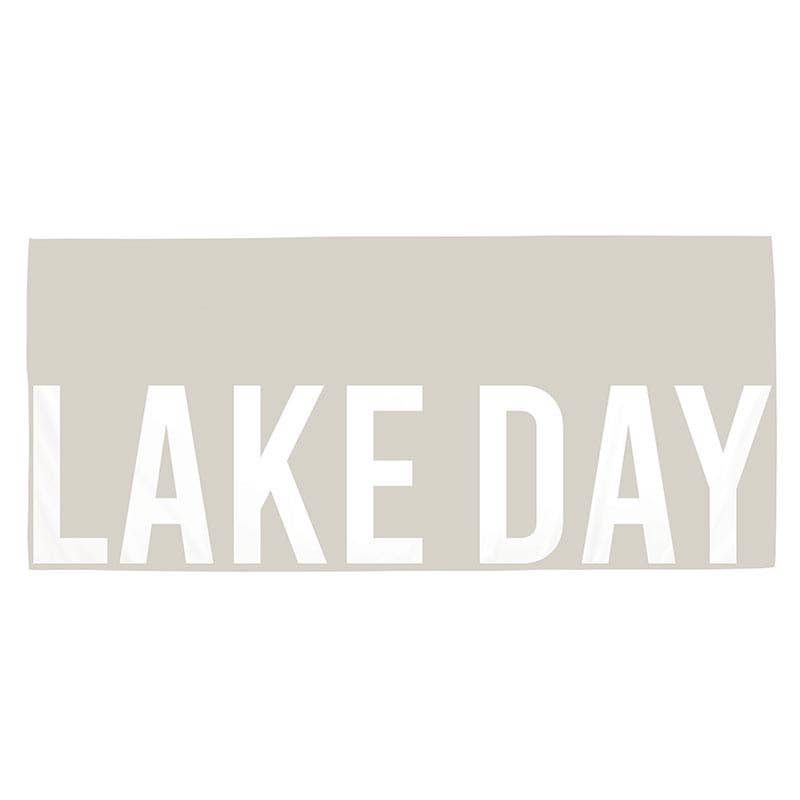 Quick Dry Oversized Beach Towel - Lake Day