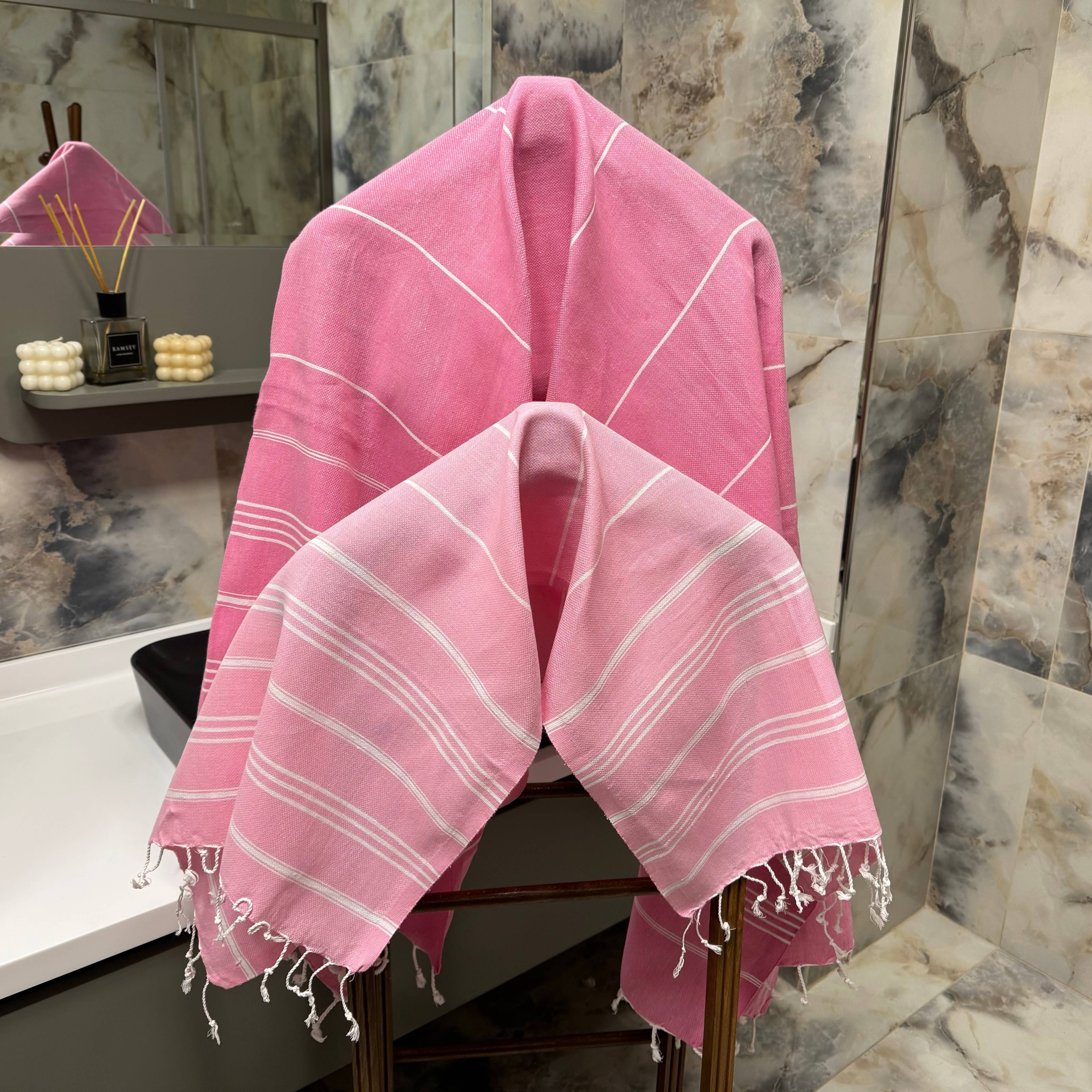 Handwoven Turkish Cotton Towel – Personalized Beach Towel