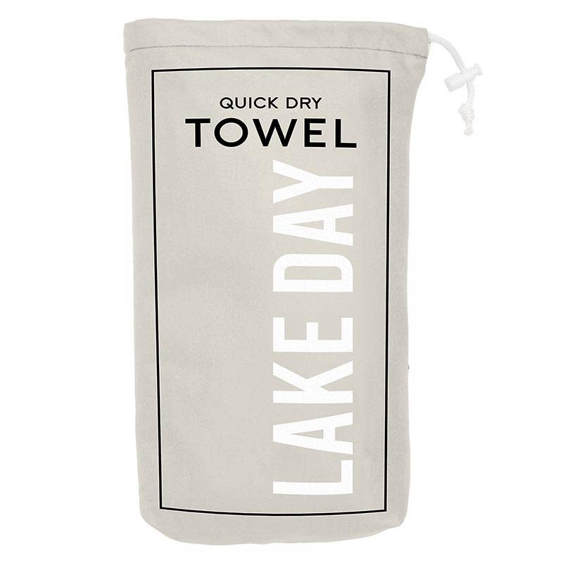 Quick Dry Oversized Beach Towel - Lake Day