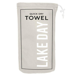 Quick Dry Oversized Beach Towel - Lake Day