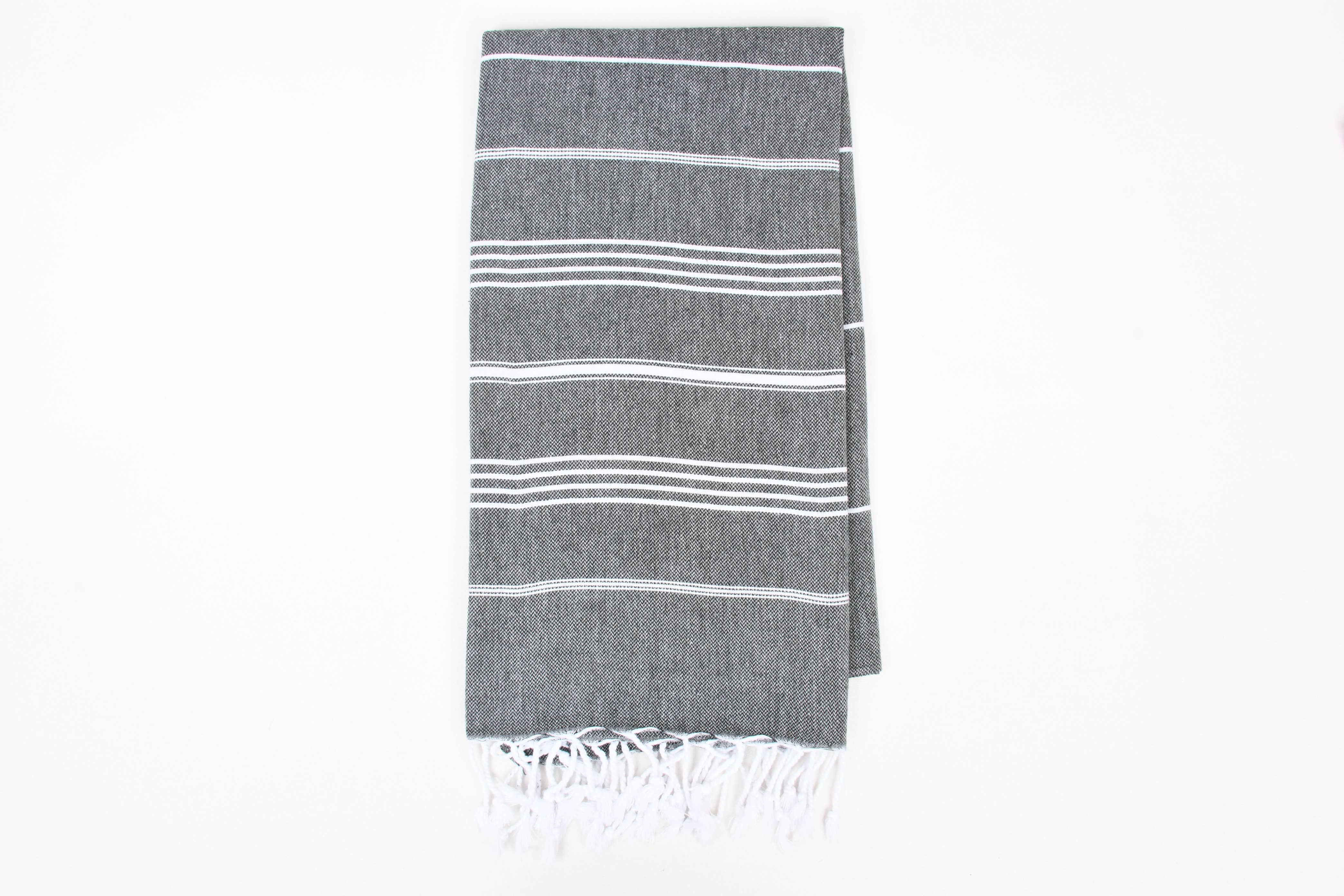 Handwoven Turkish Cotton Towel – Personalized Beach Towel