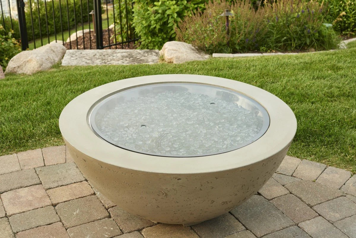 The Outdoor Greatroom Grey Glass Burner Cover 30" for CF-30