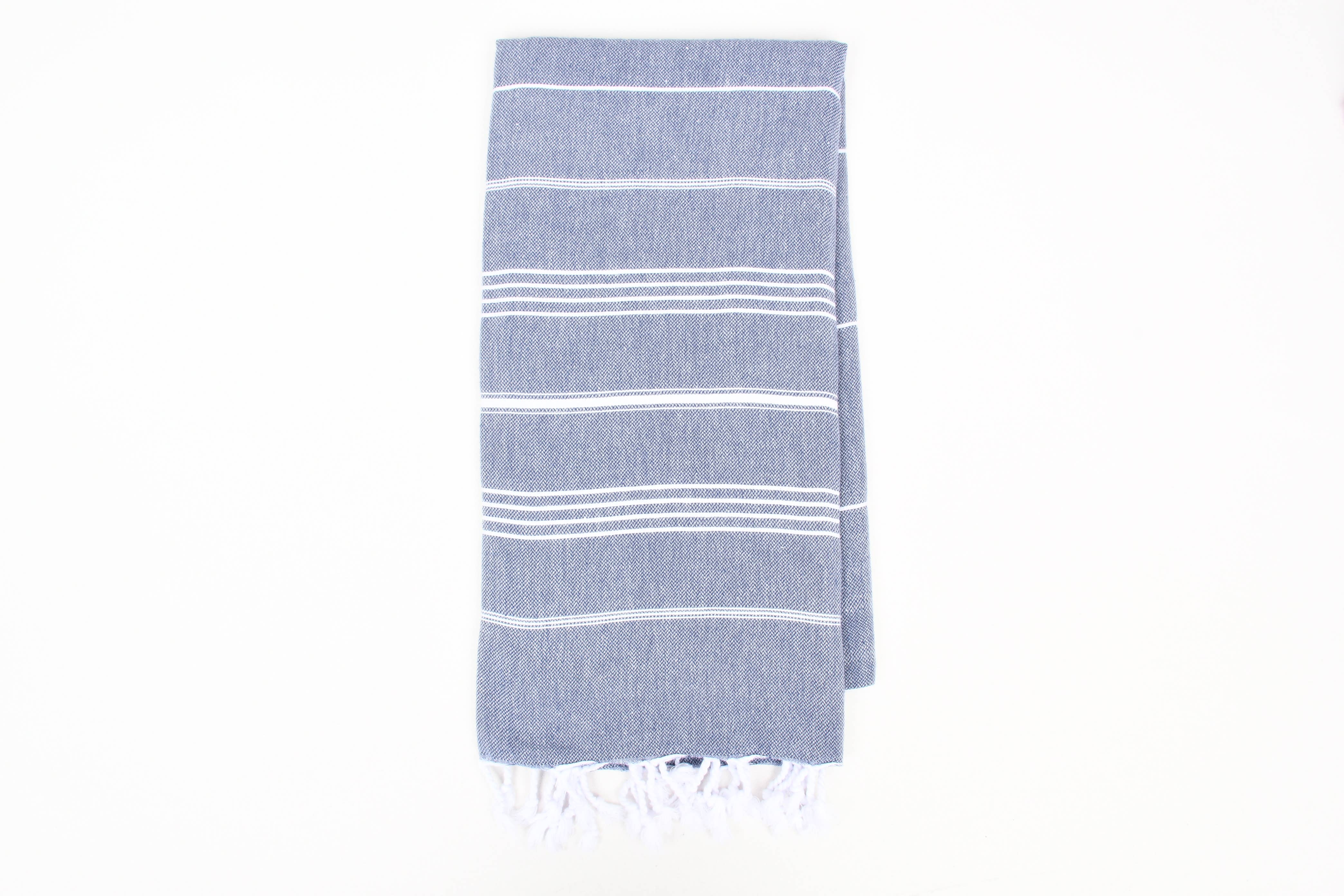 Handwoven Turkish Cotton Towel – Personalized Beach Towel