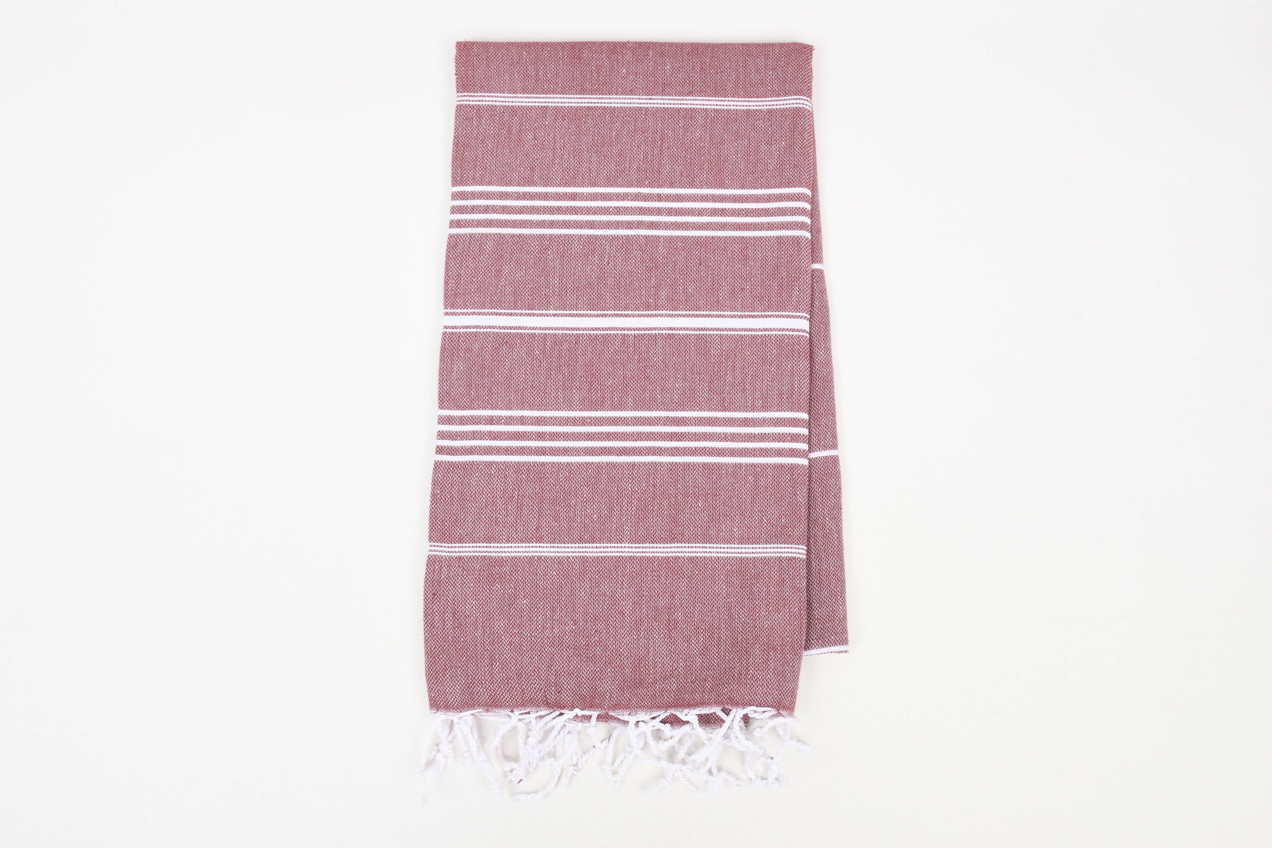 Handwoven Turkish Cotton Towel – Personalized Beach Towel