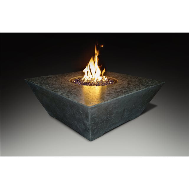 Olympus Square Fire Table - Black 48” x 48"