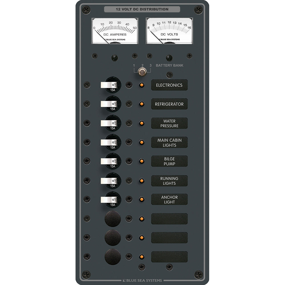 Blue Sea 8082 DC 10 Position Toggle Branch Circuit Breaker Panel [8082] - The Smith Lake Clique