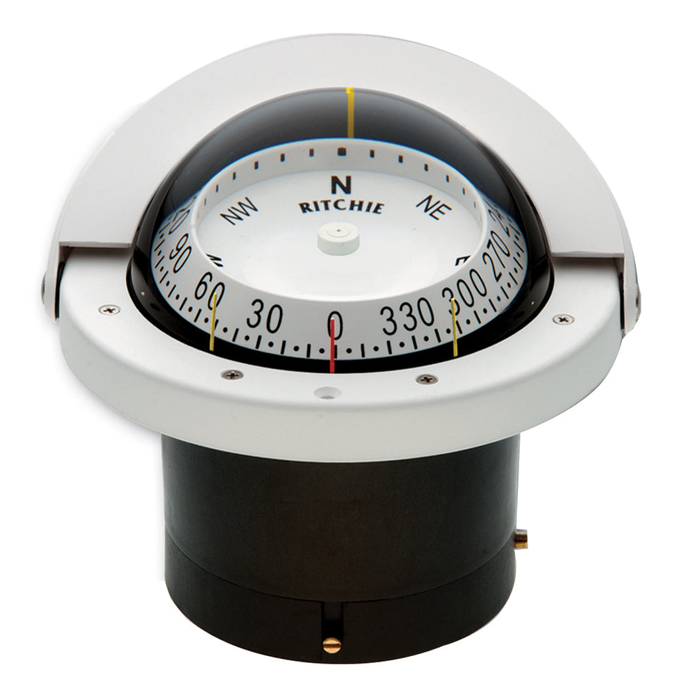 Ritchie FNW-203 Navigator Compass - Flush Mount - White [FNW-203] - The Smith Lake Clique