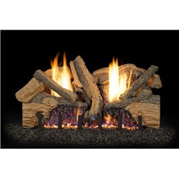 18" FOOTHILL SPLIT OAK VENT-FREE GAS LOGS ONLY