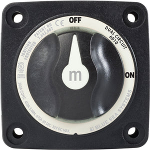 Blue Sea 6010200 Battery Switch Dual Circuit - Black [6010200]