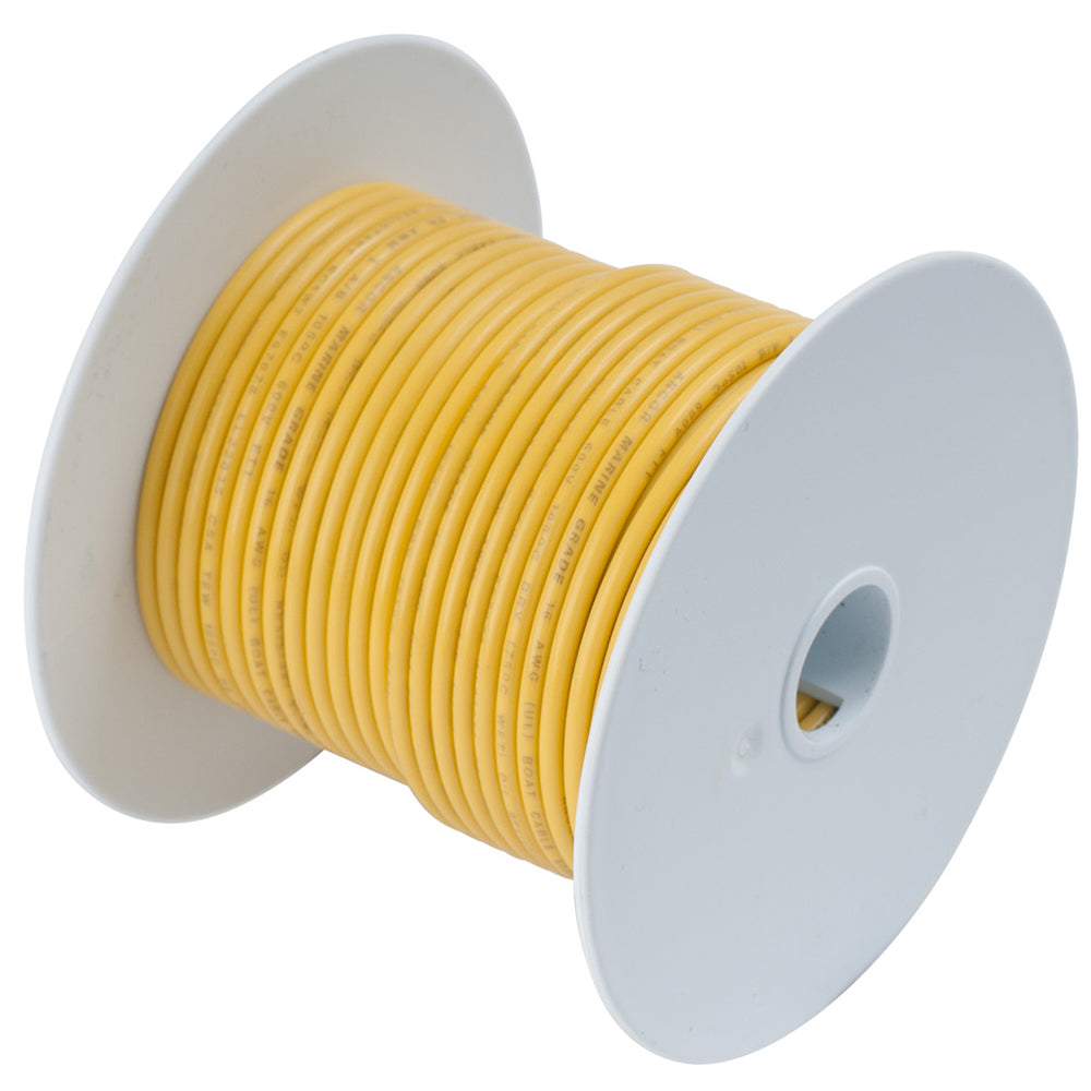 Ancor Yellow 14 AWG Tinned Copper Wire - 250' [105025]