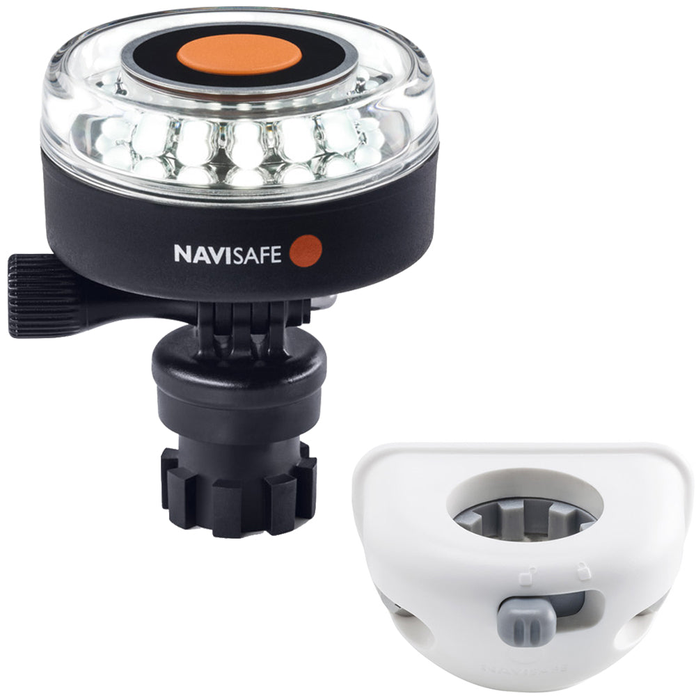 Navisafe Navilight 360 2NM White w/Navimount Base  Vertical Mount - White [040KIT6]