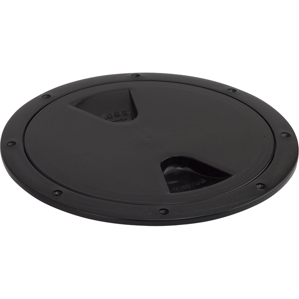 Sea-Dog Screw-Out Deck Plate - Black - 6" [335765-1]