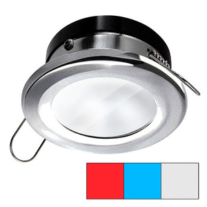 i2Systems Apeiron A1120 Spring Mount Light - Round - Red, Cool White  Blue - Brushed Nickel [A1120Z-41HAE]