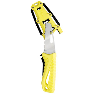 Wichard Offshore Rescue Knife Fixed Blade - Fluorescent [10192]