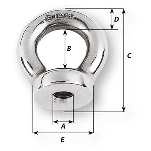 Wichard 5/16 Eye Nut - 21/32" Diameter [06341]