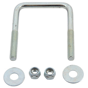 C.E. Smith Zinc U-Bolt 7/16"-14 X 3-1/8" X 4" w/Washers  Nuts - Square [15253A]